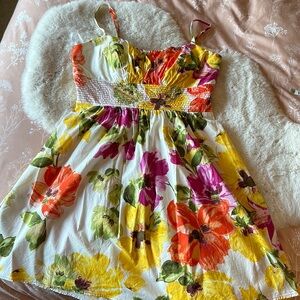 EUC tea party/derby floral dress *bogo*